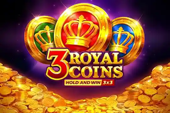3 Royal Coins Hold and Win Slot Cover